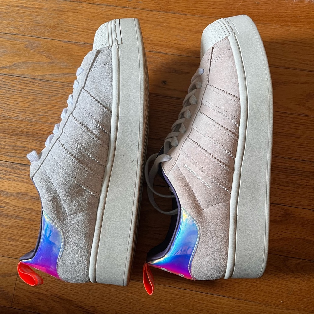 Adidas special edition girls are awesome superstar sneakers